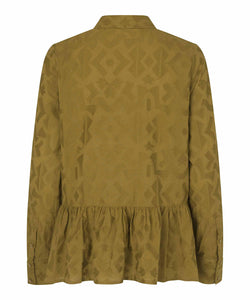 Idana Button-Up Peplum Shirt | Masai Copenhagen
