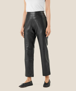 Panadi Faux Leather Flare Pants | Masai Copenhagen