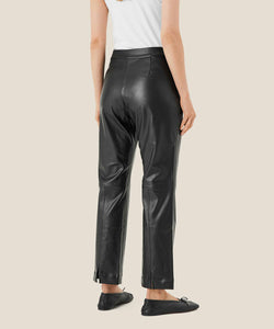 Panadi Faux Leather Flare Pants | Masai Copenhagen