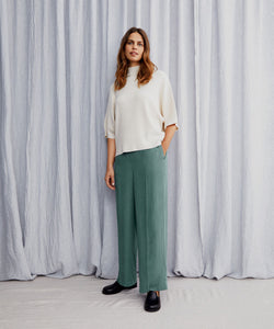 Pippie Wide-Leg Pants | Balsam Green | Masai Copenhagen