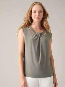 Clara Top, Everyday Knit, Dark Sea Stone | Meison Studio Presents Kasper