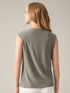 Clara Top, Everyday Knit, Dark Sea Stone | Meison Studio Presents Kasper